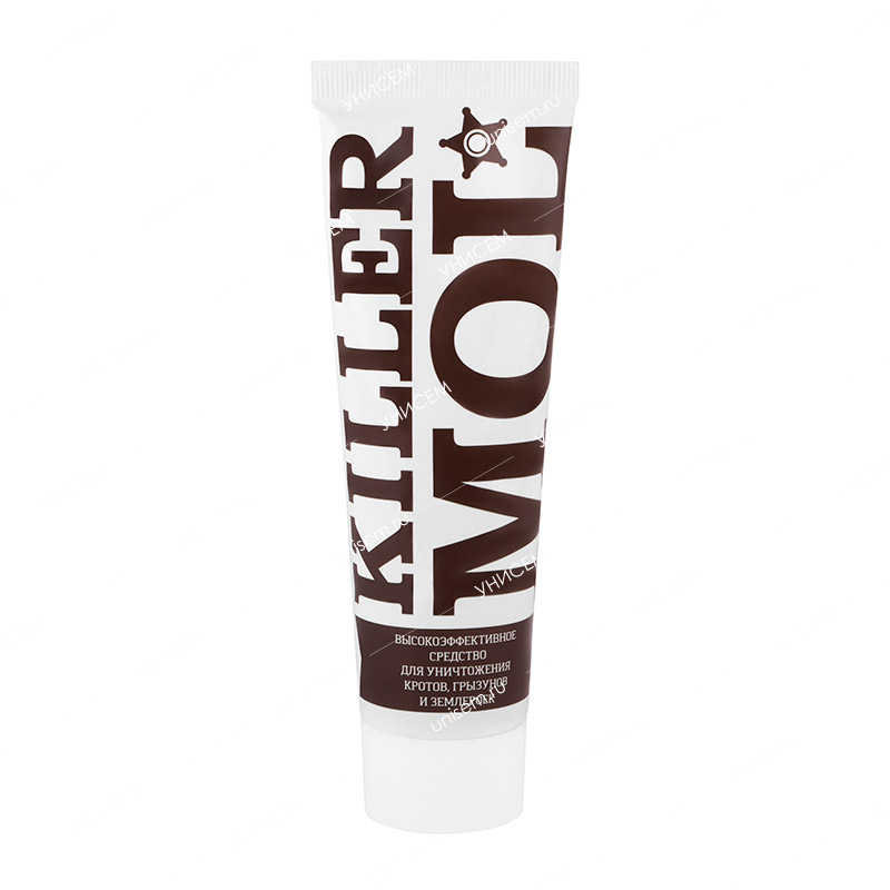 Средство от кротов, землероек, грызунов KillerMoL гель 100 мл (25 шт)
