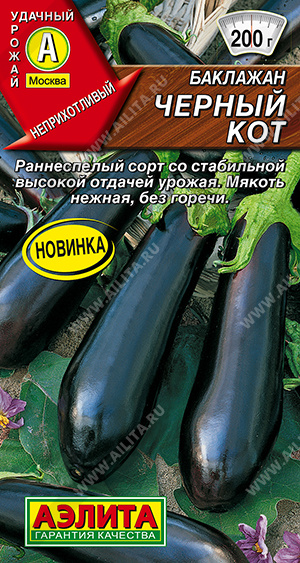 Баклажан Черный кот 0,1г
