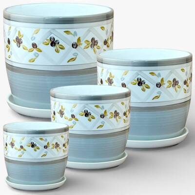 Набор горшков Верона черника из 4-х 0,62\1,6\3,2\5,3л (уп.2)