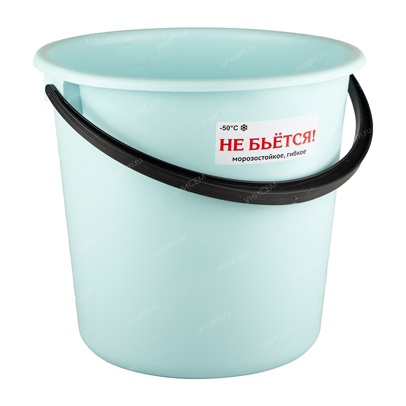Ведро 5л пищевое мягкое с мерником, микс (уп.20)