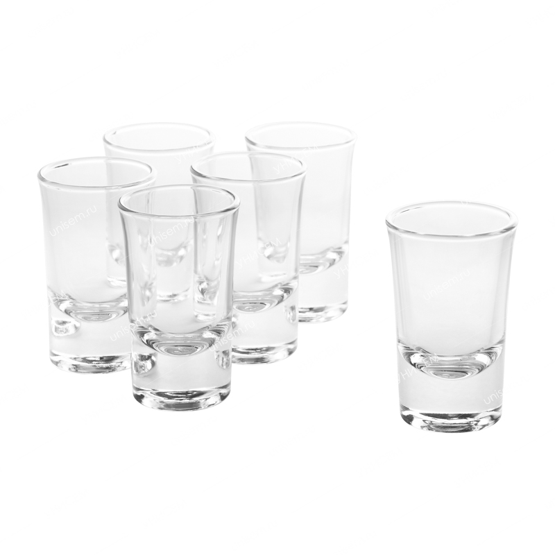 Набор из 6-и рюмок для водки Бостон шотс 40мл (уп.12)