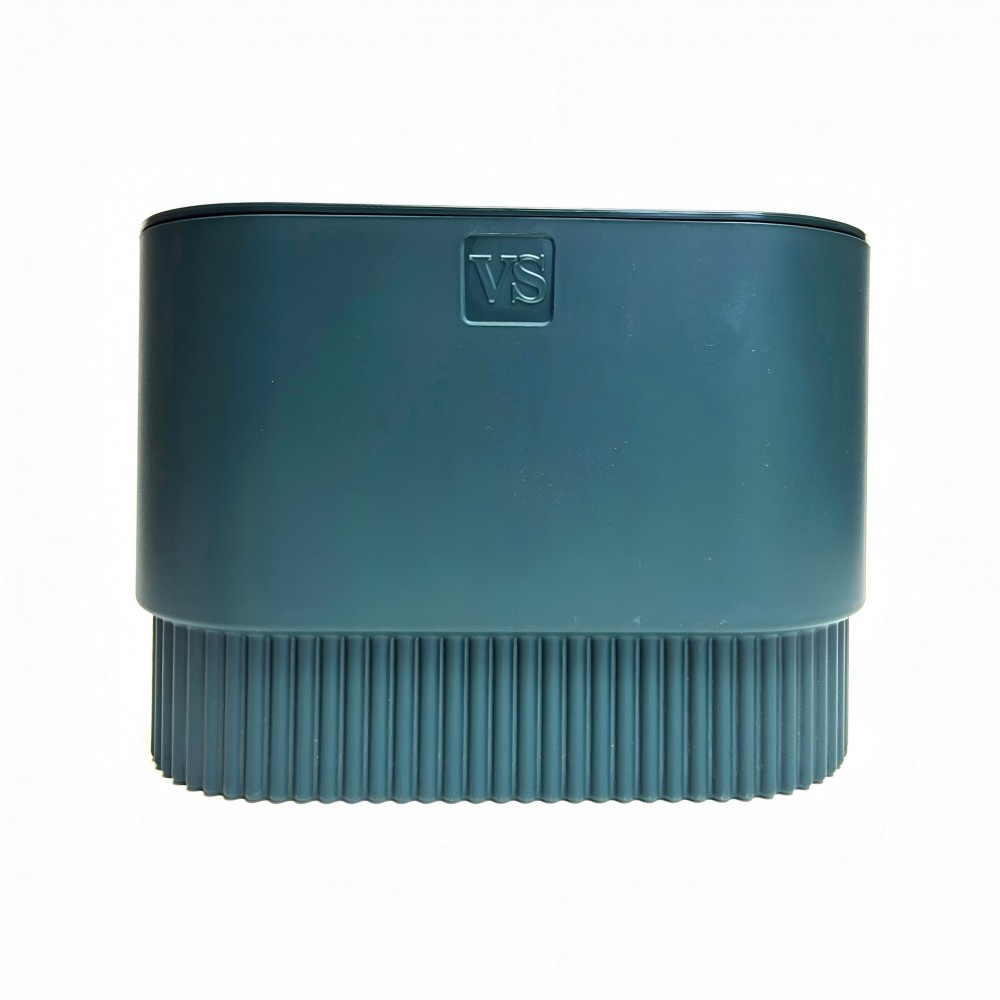 Горшок Бостон овал VipSet 7л 30*30*20,3 изумруд с дренажной системой (уп.3)