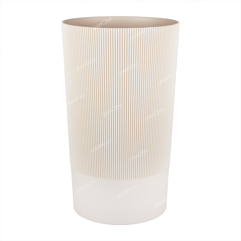 Ваза для цветов под срезку Версаль 8,3л d200мм h340мм бежевый (уп.8)