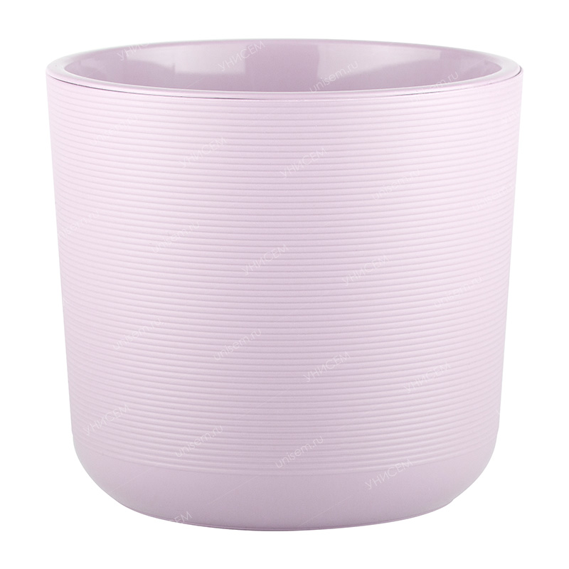 Горшок ЛИОН 2л d14,7 h13 Сиреневый с вкладкой (уп.10)