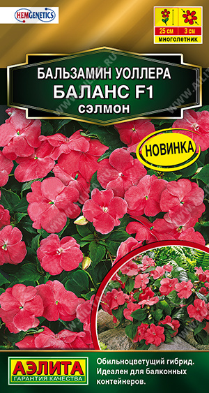 Бальзамин Баланс сэлмон 7шт