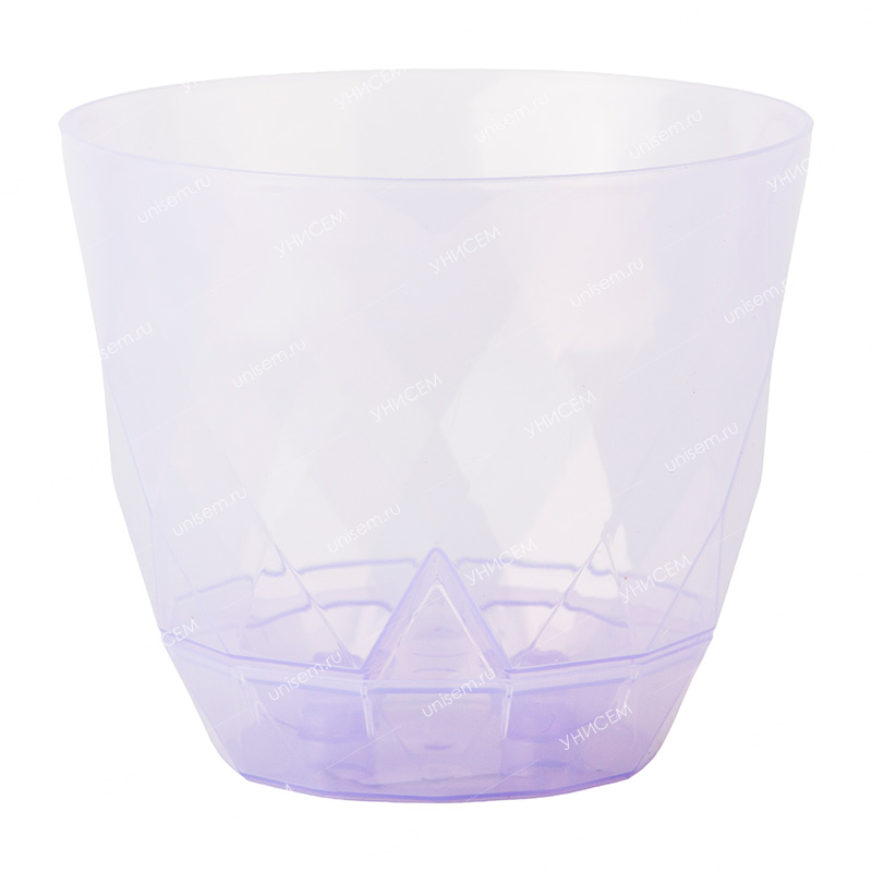 Горшок Лаурель 1,3л D145мм сиреневый транспарент с поддоном (уп.20)