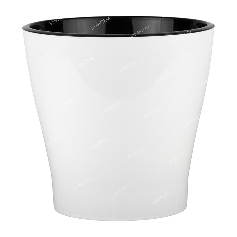 Горшок Лея 3,6л d190 белый с автополивом (уп.20)