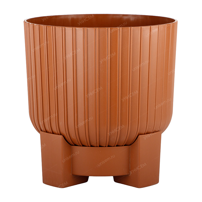 Горшок Торин 9,5л D25 терракот споддоном (уп.3)