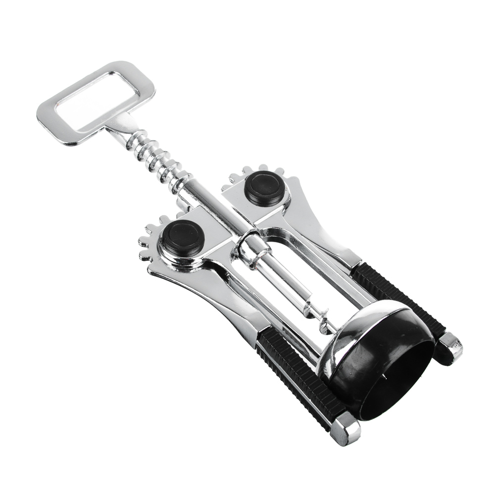 Штопор рычажный 18х5,5см, на блистере, нерж.сталь