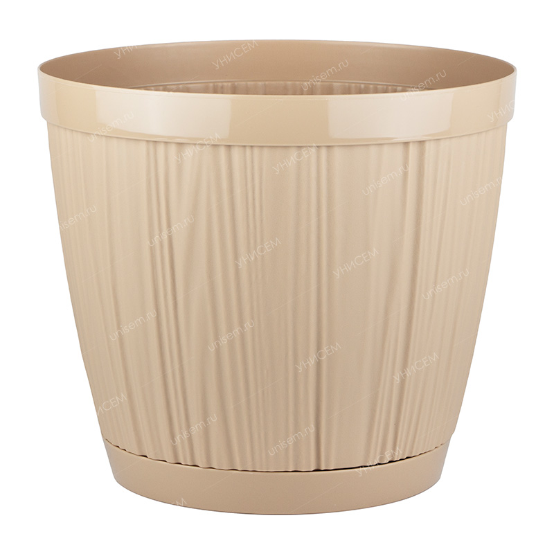 Горшок BARCELONA 6,5л d240мм молочный шоколад (уп.6)