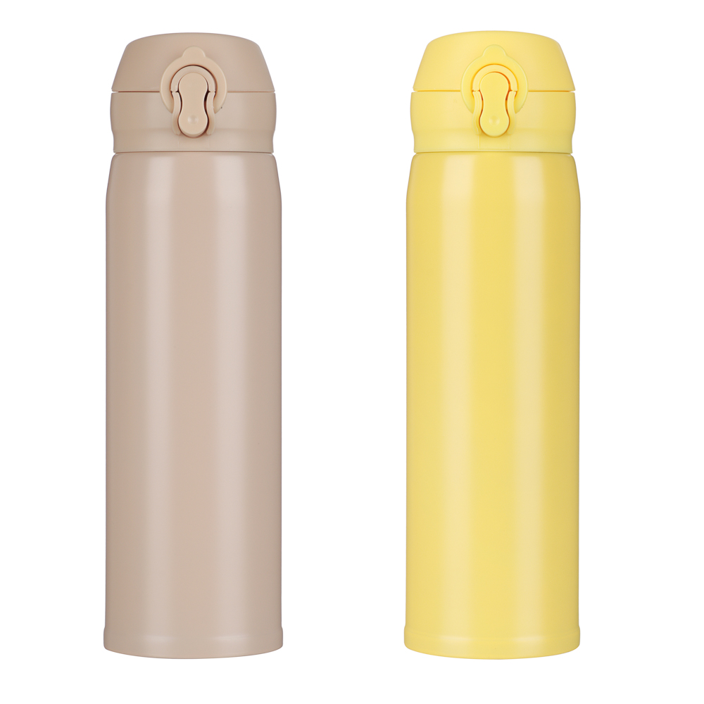 Термос-кружка 450мл Чегет с крышкой на защелке, нержавеющая сталь