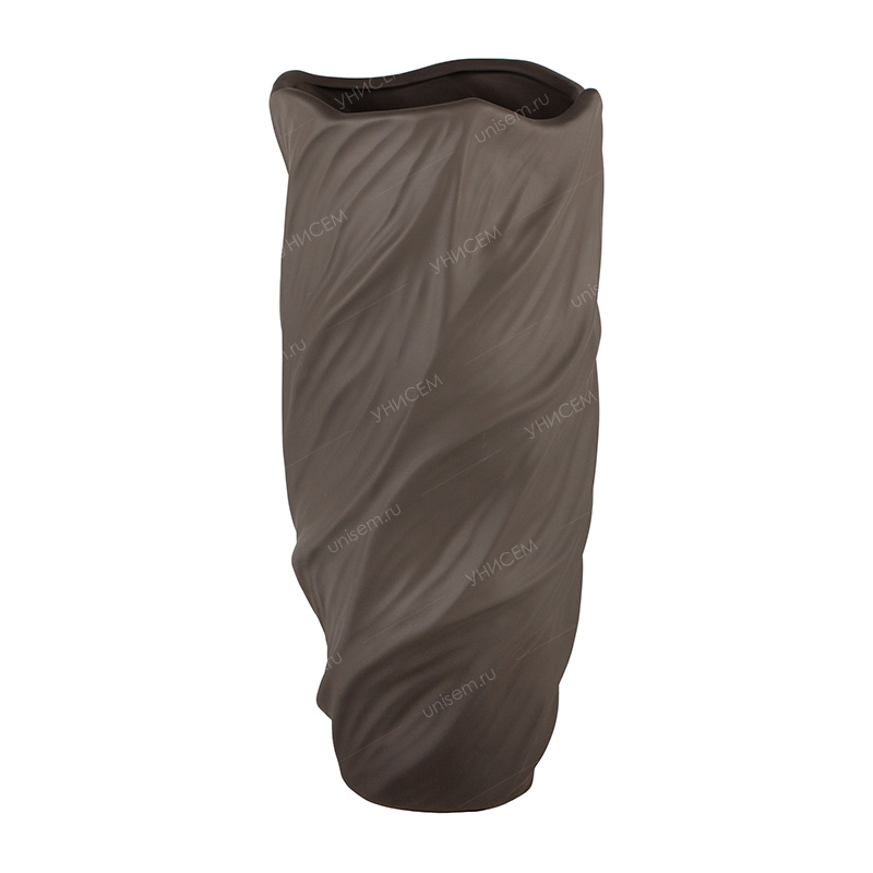 Ваза для цветов 39см керамика, серый (уп.6)