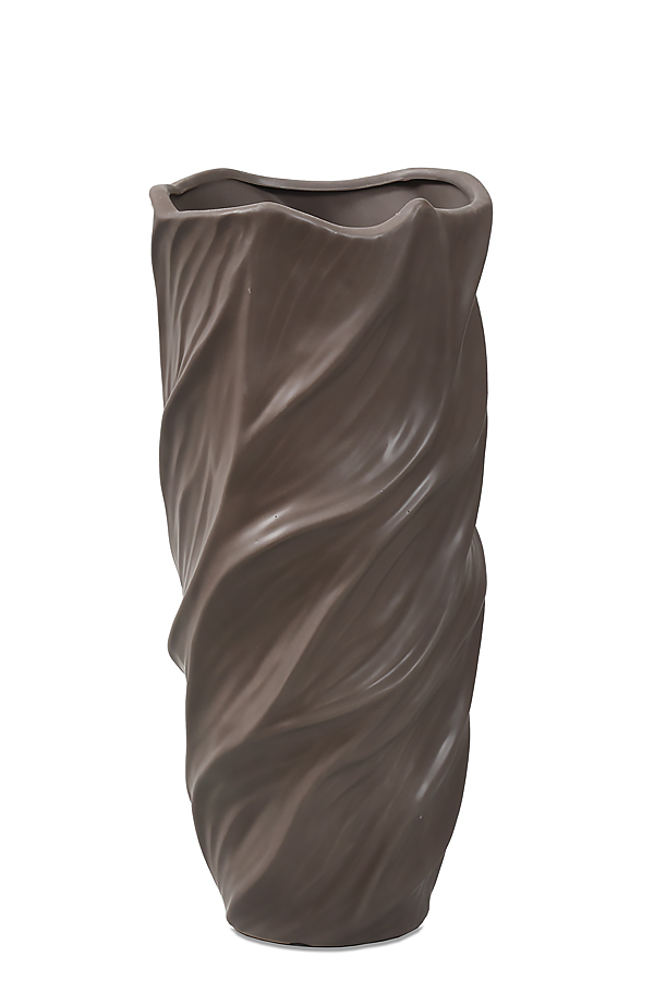 Ваза для цветов 33см керамика, серый (уп.9)