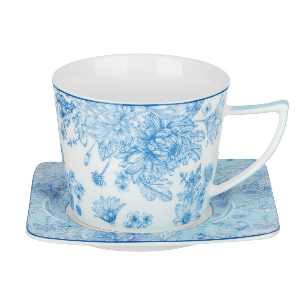 Набор чайный 2пр 250мл София фарфор, подарочная упаковка