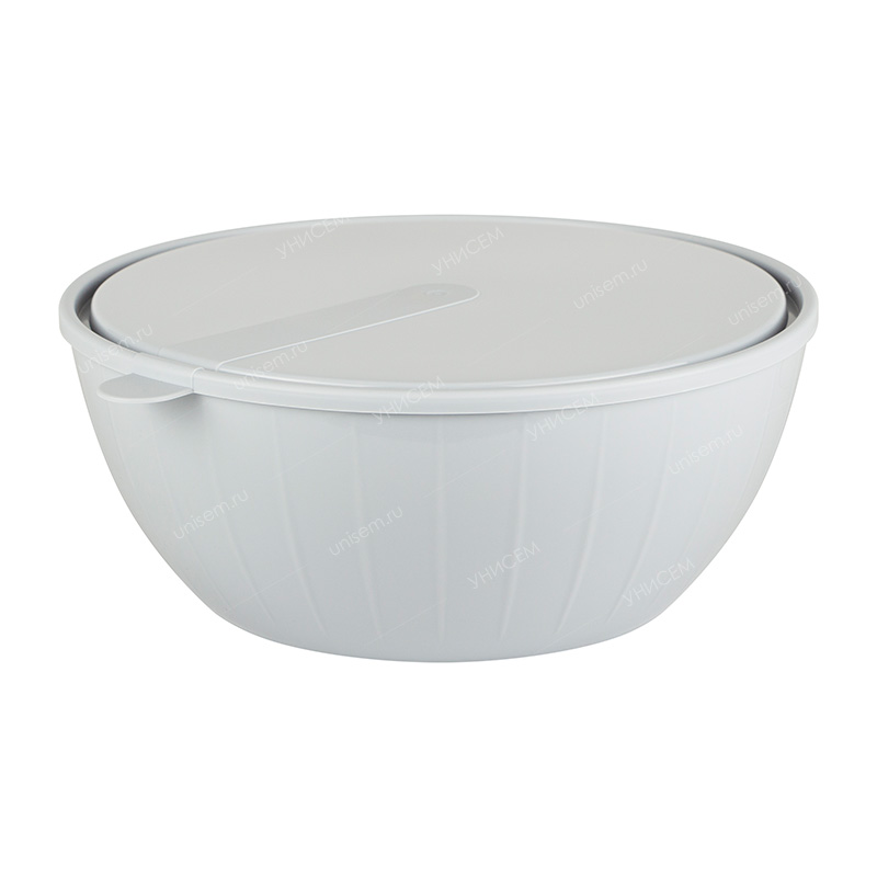 Салатник Vanilla 5л с крышкой трюфель (уп.16)