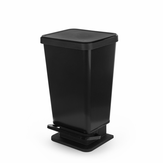 Контейнер для мусора с педалью 30л 335х305х590мм черный (уп.1)