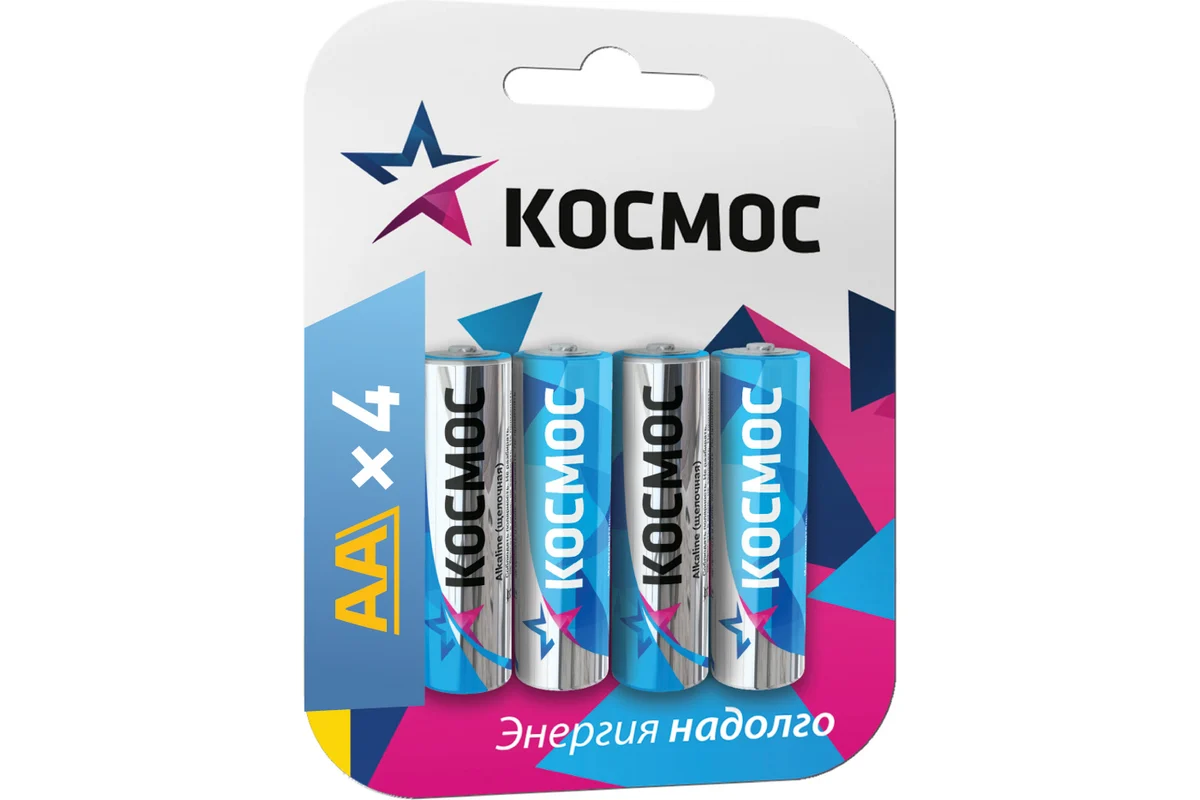 Батарейка Космос LR 6 bl/4 CLASSIC
