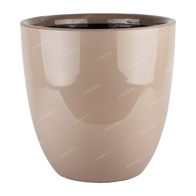 Горшок СИРИУС 16,5л d30 Фраппе с вкладкой (уп.1)