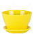 Горшок Беллита Глянец 0,45л 12см желтый (уп.12)
