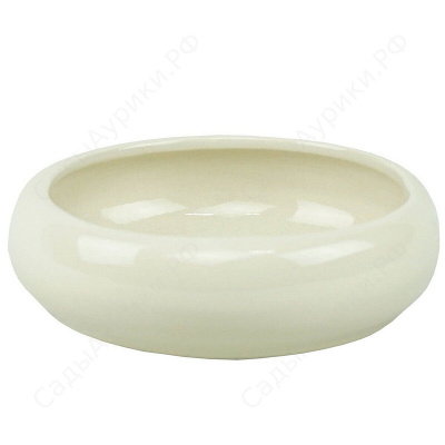 Горшок Кактусник Круглый d15 h4,5 бежевый