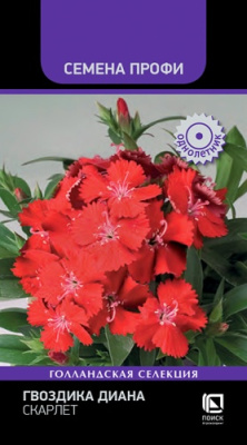 Гвоздика Диана Скарлет 10шт (Семена Профи)