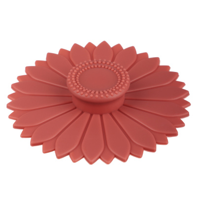 Крышка для кружки Цветок 10,5см силикон