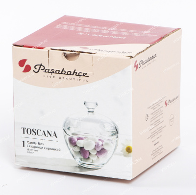 Сахарница Тоскана 400мл d131мм с крышкой (уп.12)