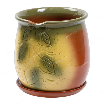 Горшок Ясень-1 9л с поддоном