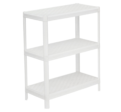 Полка 3 секции АРМАДА 590х285х710мм белый (уп.3)