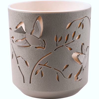 Кашпо Колибри 1,25л Мокачино/Пудра (уп.27)