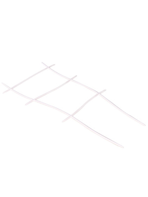 Решетка для растений 45х22см белый (уп.48)