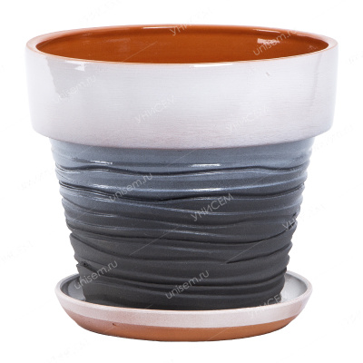 Горшок Утёс 3,2л с поддоном