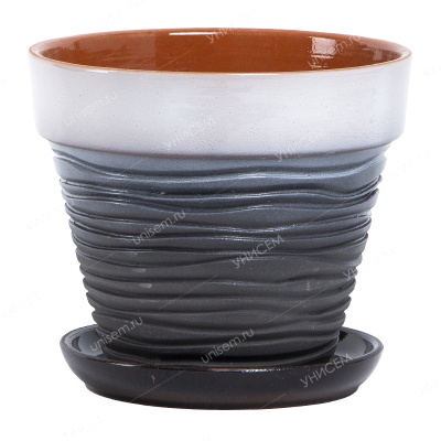 Горшок Утёс 5л с поддоном