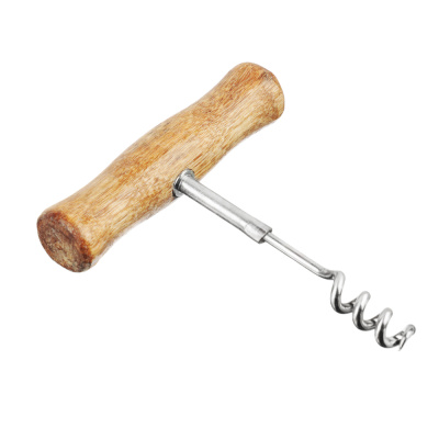 Штопор классический с деревянной ручкой 8х10см