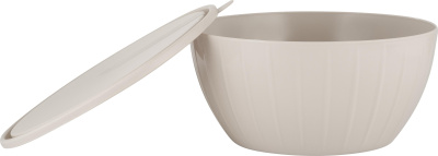 Салатник Vanilla 5л с крышкой латте (уп.16)