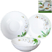 Сервиз столовый стеклокерамика 13пр Белая орхидея (уп.4) Сервиз столовый стеклокерамика 13пр Белая орхидея (уп.4)