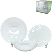 Сервиз столовый стеклокерамика 13пр Белый (уп.4) Сервиз столовый стеклокерамика 13пр Белый (уп.4)