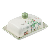 Масленка Земляника 17х12x8см керамика