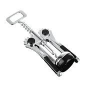 Штопор рычажный 18х5,5см, на блистере, нерж.сталь