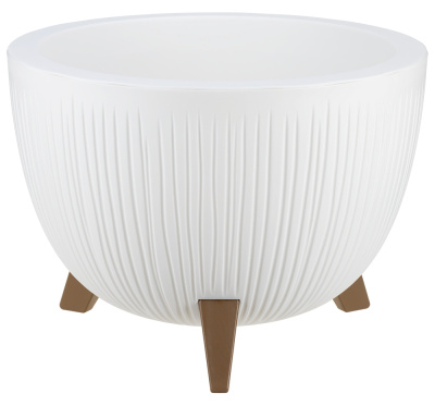 Кашпо ПЕТАЛИС 12л d350мм белый (уп.3)