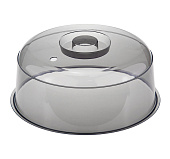 Крышка для СВЧ D245мм черный прозрачный (уп.24)