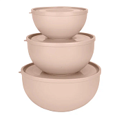 Набор мисок 1,2л 2,5л 4л с крышками (уп.10)