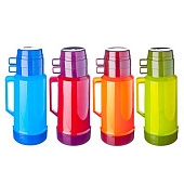 Термос 1,8л Туристический, стеклянная колба, 2 чашки