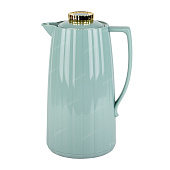 Термос 1л Premium стеклянная колба, закручивающаяся крышка с кнопкой (уп.12)