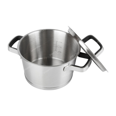 Кастрюля ALLURE Premium 2л нержавеющая сталь (уп.12)