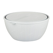 Салатник Vanilla 2,8л с крышкой трюфель (уп.14)