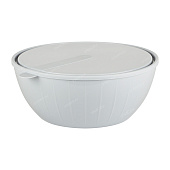 Салатник Vanilla 5л с крышкой трюфель (уп.16)