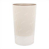 Ваза для цветов под срезку Версаль 8,3л d200мм h340мм бежевый (уп.8)