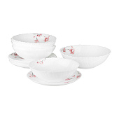 Сервиз столовый стеклокерамика 13пр Садовая гвоздика (уп.2)