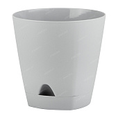 Горшок Амстердам 1,35л d140мм Утренний туман с поддоном (уп.10)